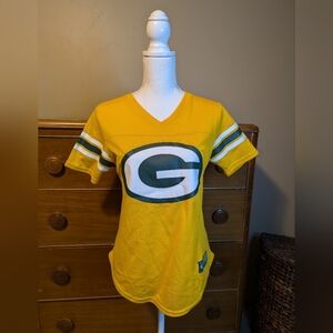 NFL GREEN BAY PACKER WOMENS JERSEY T-shirt  SZ S